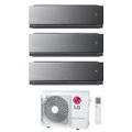 Immagine di LG ARTCOOL Mirror AI Climatizzatore a parete trial split inverter Wi-Fi mirror | unità esterna R32 7 kW unità interne 12000+12000+12000 BTU MU4R25.U22+AA[12|12|12]SP.NS1