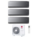 Immagine di LG ARTCOOL Mirror AI Climatizzatore a parete trial split inverter Wi-Fi mirror | unità esterna R32 7.9 kW unità interne 9000+9000+9000 BTU MU4R27.U42+AA[09|09|09]SP.NS1