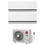Immagine di LG DUALCOOL Deluxe AI Climatizzatore a parete dual split inverter Wi-Fi bianco | unità esterna R32 5.3 kW unità interne 9000+9000 BTU MU3R19.U23+H[09|09]S1DA.NS1