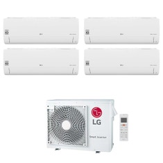 Immagine di LG LIBERO SMART Climatizzatore a parete quadri split inverter Wi-Fi bianco | unità esterna R32 7 kW unità interne 7000+7000+9000+9000 BTU MU4R25.U22+MS[07|07]ET.NSA+S[09|09]EC.NSJS