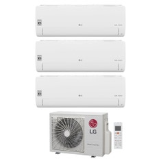 Immagine di LG LIBERO SMART Climatizzatore a parete trial split inverter Wi-Fi bianco | unità esterna R32 5.3 kW unità interne 7000+7000+9000 BTU MU3R19.U23+MS[07|07]ET.NSA+S[09]EC.NSJS