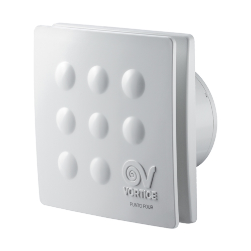 Immagine di Vortice PUNTO FOUR 120 TIMER MFO 120/5"T aspiratore elicoidale da muro, con timer elettronico 11148