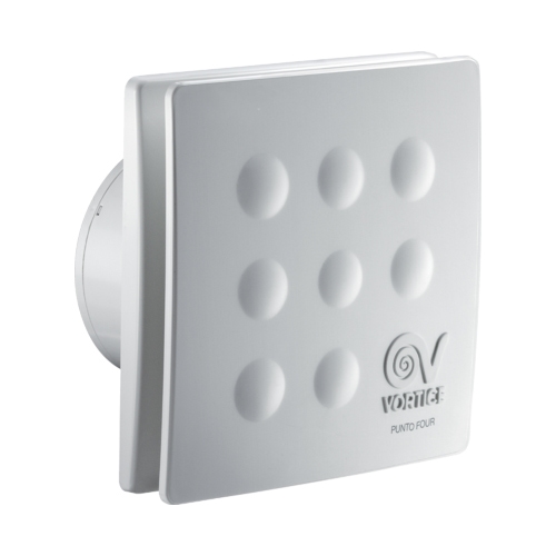 Immagine di Vortice PUNTO FOUR 120 TIMER MFO 120/5"T aspiratore elicoidale da muro, con timer elettronico 11148