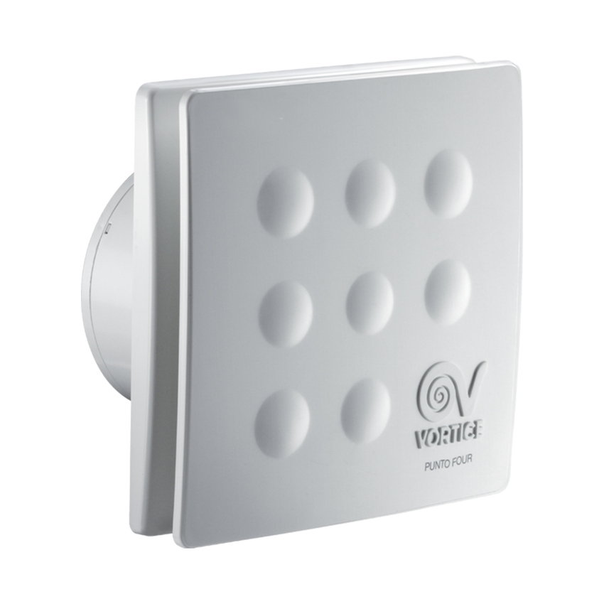 Immagine di Vortice PUNTO FOUR 120 TIMER MFO 120/5"T aspiratore elicoidale da muro, con timer elettronico 11148