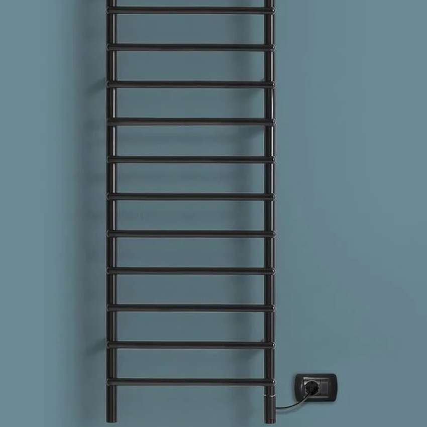 Immagine di Deltacalor FOX23 ELECTRIC scaldasalviette H.111,5 L.40,5 cm, colore bianco FOX23E103040TB