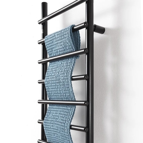 Immagine di Deltacalor FOX23 ELECTRIC scaldasalviette H.111,5 L.40,5 cm, colore bianco FOX23E103040TB