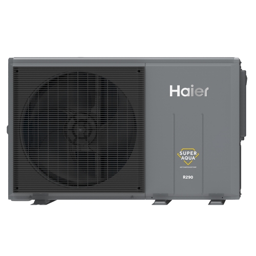 Immagine di Haier ALL IN ONE R290 Sistema composto da pompa di calore Inverter 8 kW monofase e modulo idronico 200 litri per produzione ACS con resistenza di backup 1+2 AW082HUGHA+HU102F20AHYA