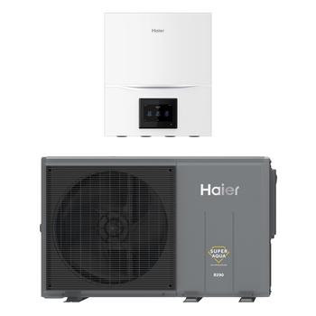 Immagine di Haier R290 MONOBLOCCO Sistema composto da pompa di calore 6 kW monofase e CONTROL BOX con Wi-Fi e comando incluso AW062MUGHA+ATW-A03N