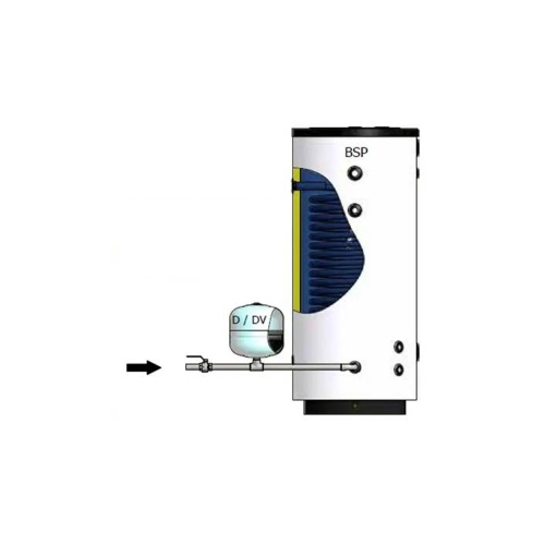 Immagine di Elbi BSV-300 bollitore vetrificato da 273 litri, con scambiatore fisso A3A0L51 PGP75