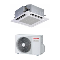 Immagine di Toshiba CASSETTA A 4 VIE 90x90 Climatizzatore a cassetta monosplit inverter | unità esterna DIGITAL INVERTER 5 kW unità interna 18000 BTU RAV-GM561ATP-E1+RAV-HM561UTP-E