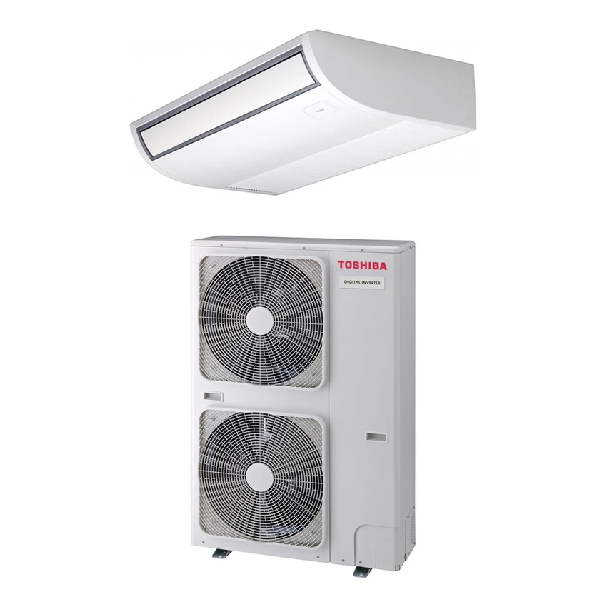 Immagine di Toshiba SOFFITTO Climatizzatore a soffitto monosplit inverter | unità esterna DIGITAL INVERTER 14 kW unità interna 48000 BTU RAV-GM1601ATP-E+RAV-HM1601CTP-E