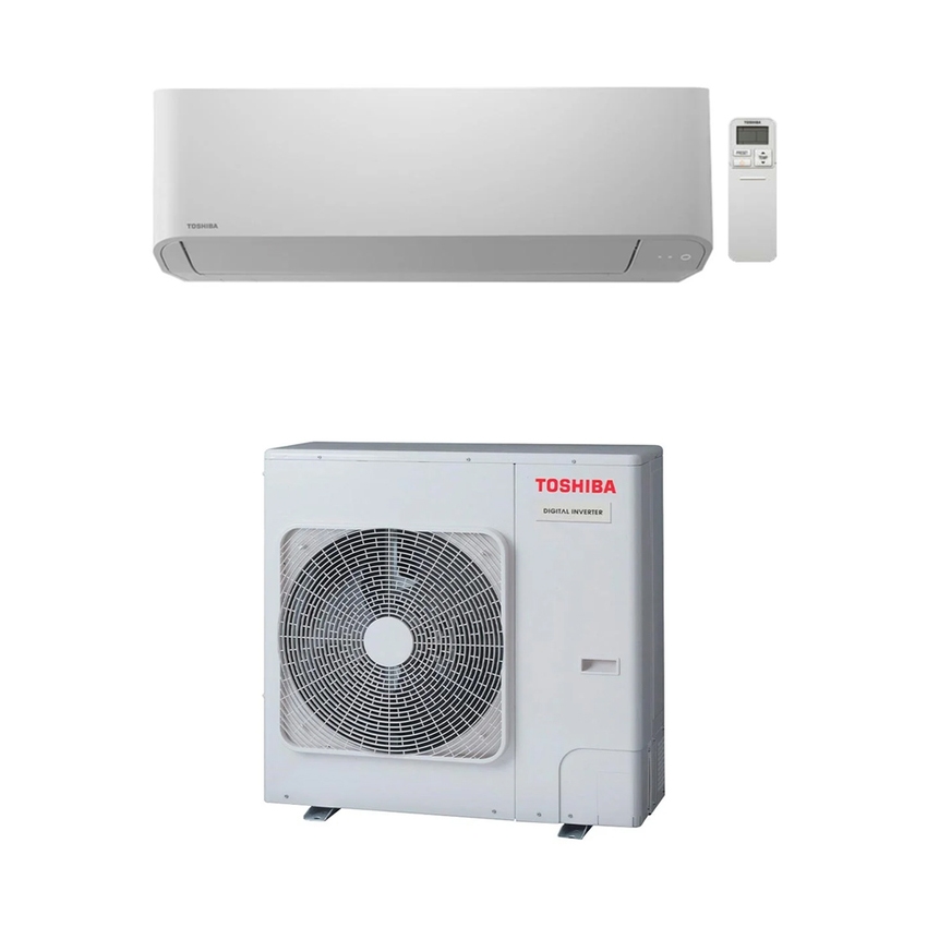 Immagine di Toshiba PARETE Climatizzatore a parete monosplit inverter | unità esterna DIGITAL INVERTER 9.5 kW unità interna 32000 BTU RAV-GM1101ATP-E+RAV-HM1101KRTP-E