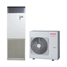 Immagine di Toshiba COLONNA R32 Climatizzatore a colonna monosplit inverter | unità esterna DIGITAL INVERTER 12.5 kW unità interna 43000 BTU RAV-GM1401ATP-E+RAV-HM1401FT-E