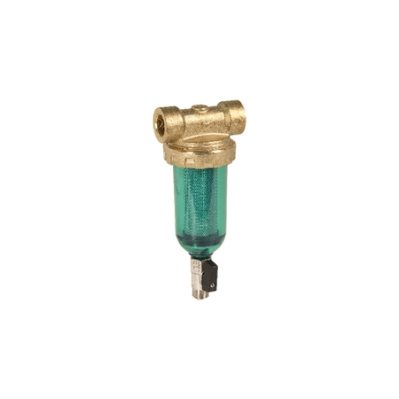 Immagine di Gel DEPURA CYCLON BABY 1/2 ” filtro autopulente manuale con lavaggio a ciclone, per cartucce da 4", con attacchi in linea e cartuccia inox microstirato 90 μm, attacchi 1/2 ” 10115300