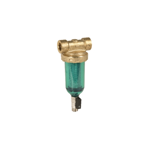 Immagine di Gel DEPURA CYCLON BABY 1/2 ” filtro autopulente manuale con lavaggio a ciclone, per cartucce da 4", con attacchi in linea e cartuccia inox microstirato 90 μm, attacchi 1/2 ” 10115300