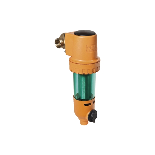 Immagine di Gel DEPURA CYCLON SI 700 3/4” filtro autopulente manuale con lavaggio a ciclone, per cartucce da 7", con attacchi orientabili e cartuccia inox microstirato 90 μm, attacchi 3/4” 10115920