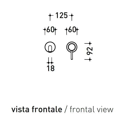 Immagine di Flaminia STIL miscelatore monocomando P.15 cm ad incasso per lavabo, senza scarico, corpo incasso incluso, finitura acciaio spazzolato ST3058ACC