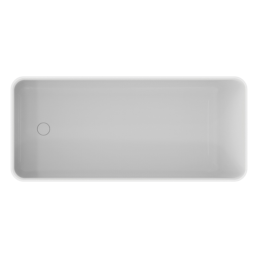 Immagine di Ideal Standard CONCA vasca centro stanza L.180 P.80 cm, con colonna di scarico e telaio, colore bianco finitura opaco K8830EN