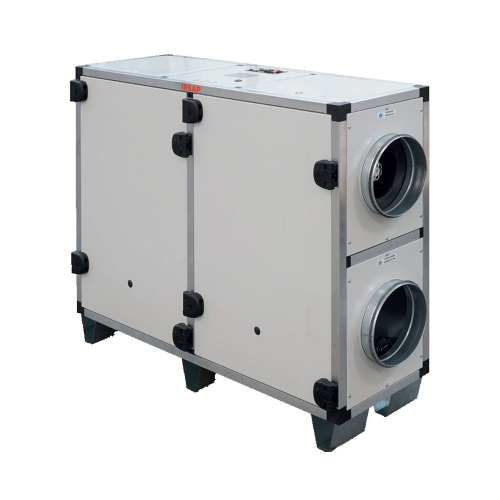 Immagine di Irsap REC EC 800 unità di ventilazione a doppio flusso, con recupero di calore, installazione orizzontale o verticale, controllo EL, portata 880 m³/h URED080HTE1EC0M