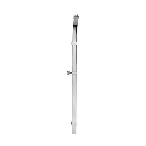 Immagine di Bossini FLAT asta murale rettangolare curvo H.120 cm, con supporti regolabili, finitura cromo D45000000030013
