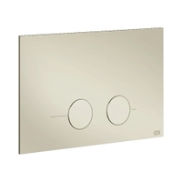 Immagine di Gessi Placca di finitura per Geberit Sigma 8 e 12, finitura nickel PVD 54611#720