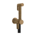 Immagine di Gessi SHOWER doccetta shut-off a parete, da abbinare a miscelatore, finitura antique brass 14331#713