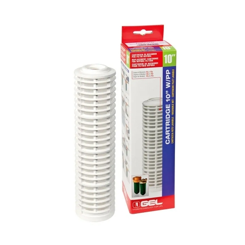 Immagine di Gel Cartuccia filtrante in rete lavabile da 10" per Depura 1000, ad uso tecnico o potabile, PP 90 μm 10301060