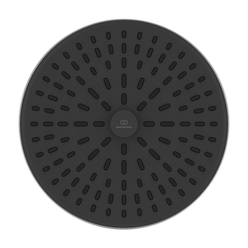 Immagine di Ideal Standard ALU+ soffione rotondo Ø 26 cm, a 2 funzioni, con selettore manuale, colore matt silver BD581SI