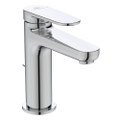 Immagine di Ideal Standard CERAFINE O miscelatore monocomando H.15 cm per lavabo, con asta di comando e scarico piletta da 1-1/4", finitura cromo BD908AA