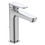 Immagine di Ideal Standard CERAFINE O miscelatore monocomando H.17 cm per lavabo, con asta di comando e scarico piletta da 1-1/4", con sistema BlueStart, finitura cromo BD771AA