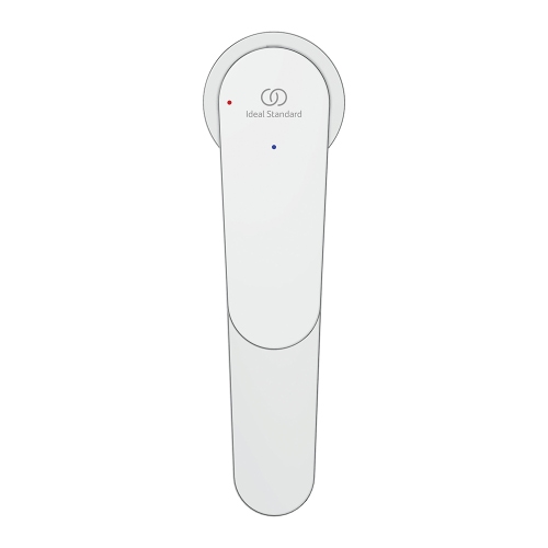 Immagine di Ideal Standard CERAFINE O miscelatore monocomando H.17 cm per lavabo, scarico piletta Click-Clack e sistema BlueStart, finitura cromo BD772AA