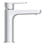 Immagine di Ideal Standard CERAFINE O miscelatore monocomando H.18 cm per lavabo, scarico piletta Click-Clack, finitura silver BD131SI