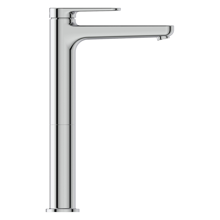 Immagine di Ideal Standard CERAFINE O miscelatore monocomando H.29 cm per lavabo, senza asta di comando e scarico piletta, con sistema BlueStart, finitura cromo BD773AA