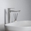 Immagine di Ideal Standard CERAFINE O miscelatore monocomando H.29 cm per lavabo, scarico piletta Click-Clack, con sistema BlueStart, finitura cromo BD966AA