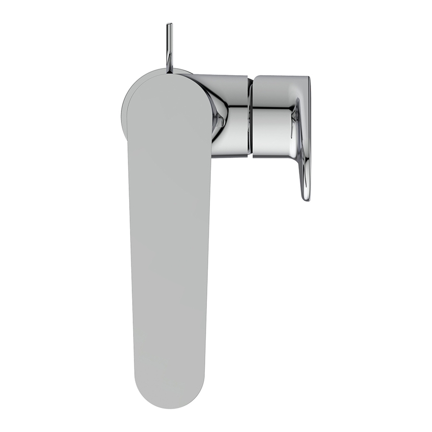 Immagine di Ideal Standard CERAFINE O miscelatore monocomando per lavabo, con asta di comando e scarico piletta da 1-1/4", comando laterale, finitura cromo BC703AA
