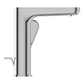 Immagine di Ideal Standard CERAFINE O miscelatore monocomando per lavabo, con asta di comando e scarico piletta da 1-1/4", comando laterale, finitura cromo BC703AA