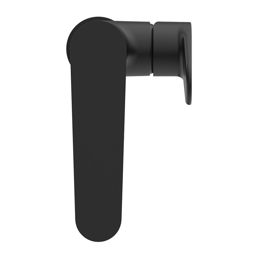 Immagine di Ideal Standard CERAFINE O miscelatore monocomando per lavabo, senza asta di comando e scarico piletta, comando laterale, colore nero finitura opaco BC555XG