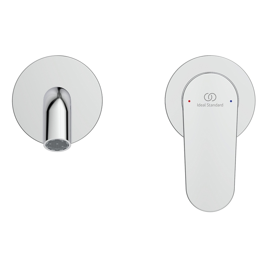 Immagine di Ideal Standard CERAFINE O miscelatore monocomando P.23 cm per lavabo, a parete, senza corpo incasso, finitura cromo BD911AA