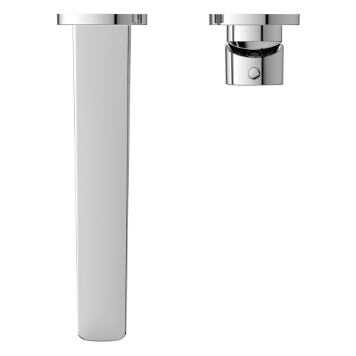 Immagine di Ideal Standard CERAFINE O miscelatore monocomando a parete P.22 cm per lavabo, con limitatore di temperatura, senza corpo incasso, finitura cromo BD133AA