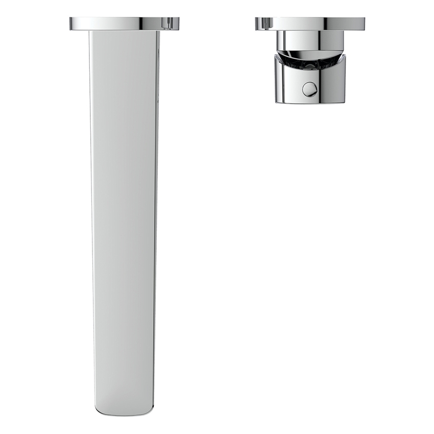 Immagine di Ideal Standard CERAFINE O miscelatore monocomando a parete P.22 cm per lavabo, con limitatore di temperatura, senza corpo incasso, finitura cromo BD133AA
