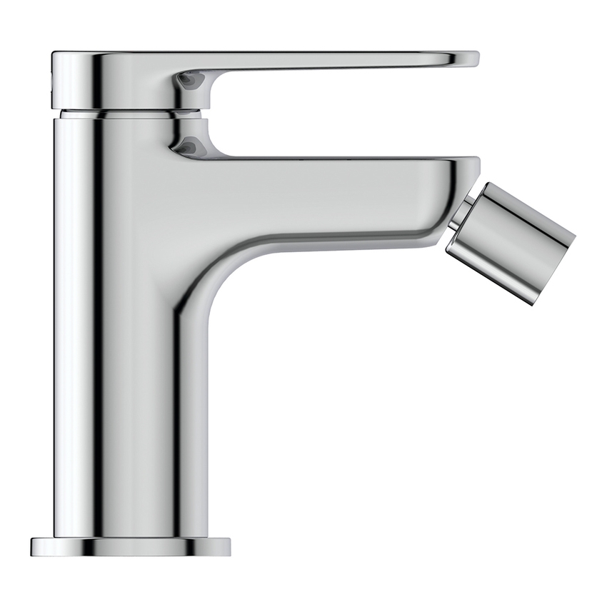 Immagine di Ideal Standard CERAFINE O miscelatore monocomando P.13 cm per bidet, scarico piletta Click-Clack, finitura cromo BD910AA