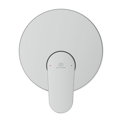 Immagine di Ideal Standard CERAFINE O miscelatore monocomando ad incasso per doccia, con sistema Eko, corpo incasso incluso, finitura cromo A7192AA