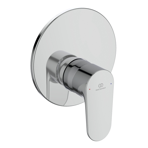 Immagine di Ideal Standard CERAFINE O miscelatore monocomando ad incasso per doccia, con sistema Eko, corpo incasso incluso, finitura cromo A7192AA