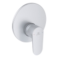 Immagine di Ideal Standard CERAFINE O miscelatore monocomando ad incasso per doccia, con sistema Eko, corpo incasso incluso, colore matt silver A7192SI