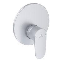 Immagine di Ideal Standard CERAFINE O miscelatore monocomando ad incasso per doccia, con sistema Eko, corpo incasso incluso, colore matt silver A7192SI