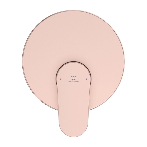 Immagine di Ideal Standard CERAFINE O miscelatore monocomando ad incasso per doccia, con sistema Eko, corpo incasso incluso, colore rosè A7192RO