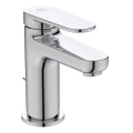 Immagine di Ideal Standard CERAFINE O miscelatore monocomando H.13 cm per lavabo, con asta di comando e scarico piletta da 1-1/4", finitura cromo BD907AA
