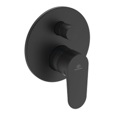 Immagine di Ideal Standard CERAFINE O miscelatore monocomando ad incasso per vasca/doccia, con deviatore, corpo incasso incluso, colore nero finitura opaco A7193XG
