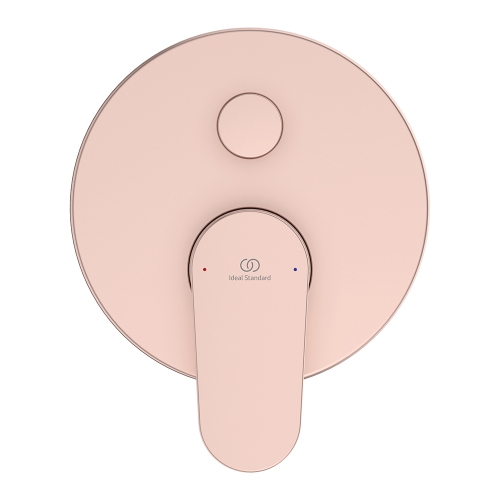 Immagine di Ideal Standard CERAFINE O miscelatore monocomando ad incasso per vasca/doccia, con deviatore, corpo incasso incluso, colore rosè A7193RO
