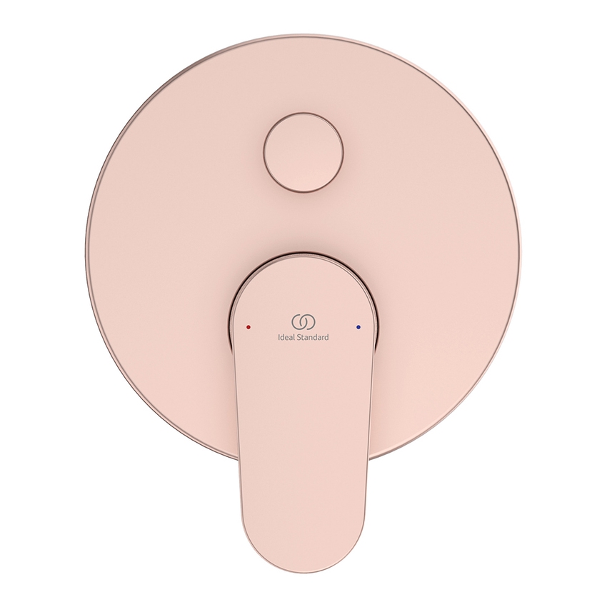 Immagine di Ideal Standard CERAFINE O miscelatore monocomando ad incasso per vasca/doccia, con deviatore, corpo incasso incluso, colore rosè A7193RO